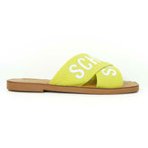 SANDÁLIA RASTEIRA DE X TECIDO LOGO AMARELA S 20889 0004 0055 SCHUTZ - Vintedoisk